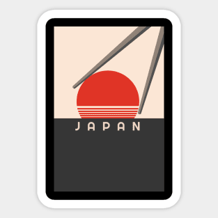 Japan sushi poster Sticker